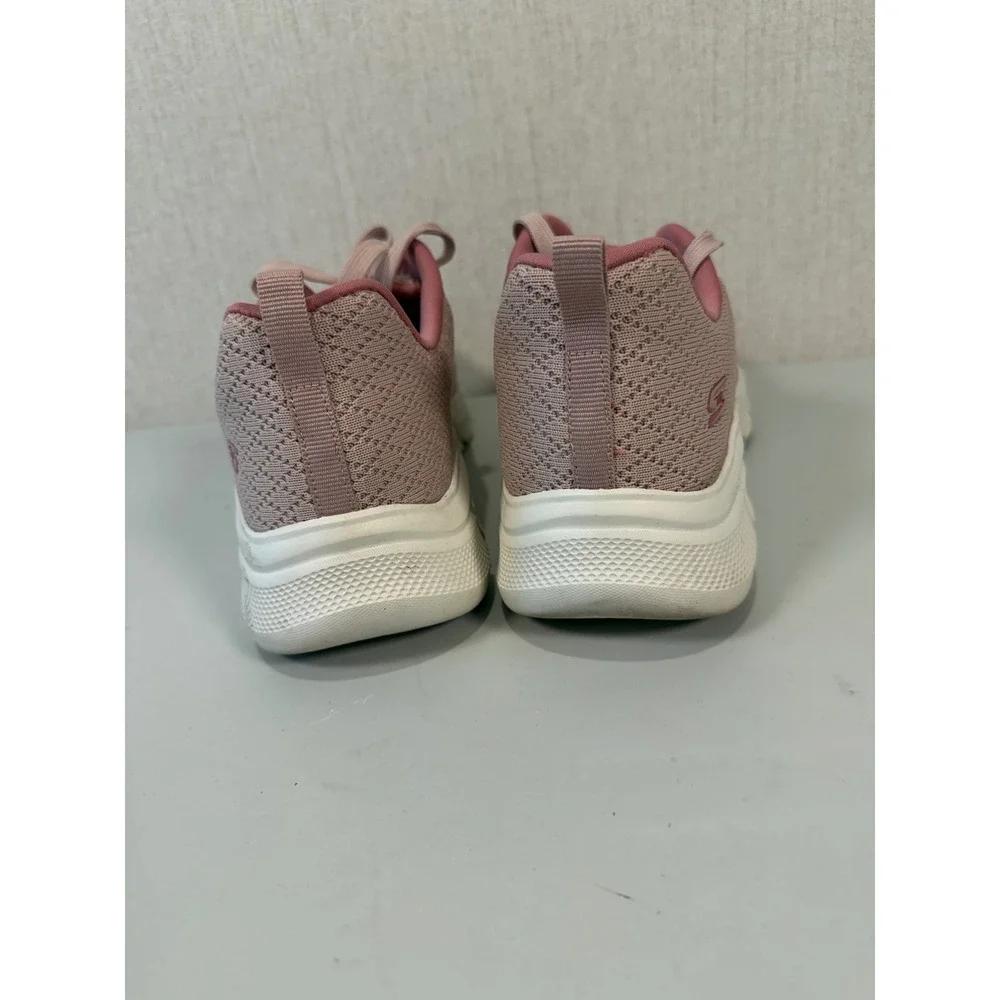 Skechers Women's BOBS Sport B Flex - Quick Pivot Sneaker Size 11 Blush Pink